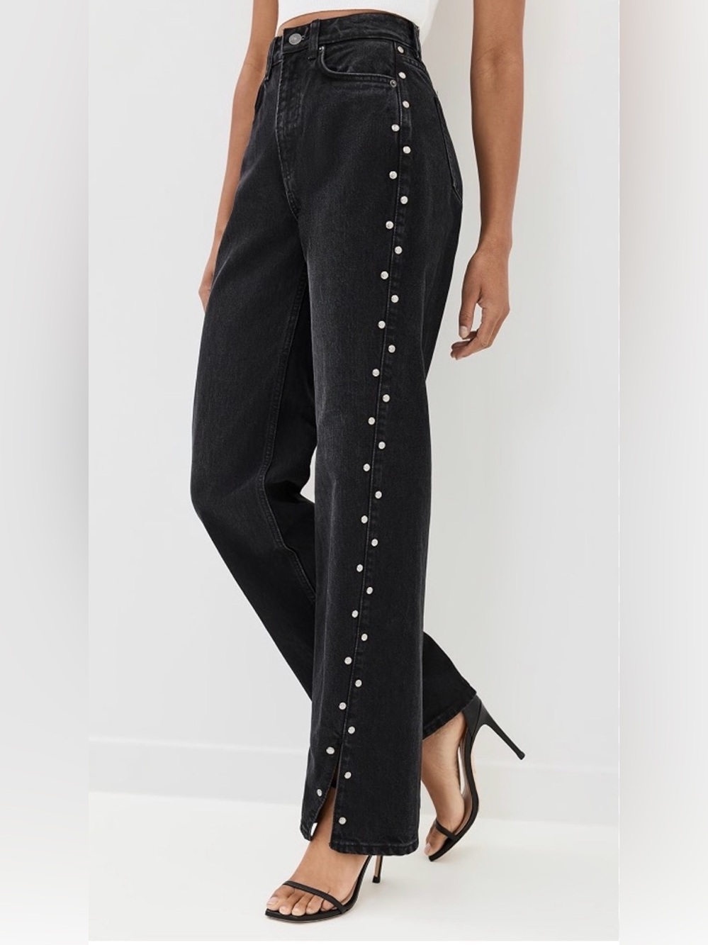 Reformation Cary High Rise Slouchy Straight Leg Jeans